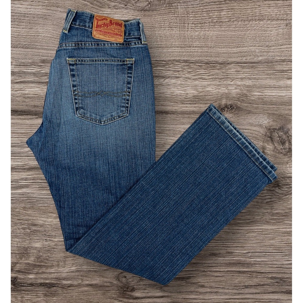 ☘️ LUCKY BRAND BLUE WOMEN'S JEANS REG INSEAM 12/31